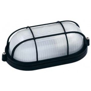 WLO60WG Светильник овальный 60W с решеткой, белый
