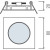 HL755 50W MR16 corp de il. CROM