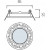 HL798 50W MR16 corp de il. MAT CROM