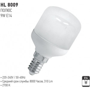 HL8009 POLE 9W E14 2700K