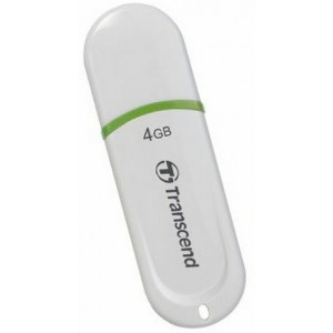 4 GB USB Flash Drive  Transcend "JetFlash 330", White, Retail, USB2.0