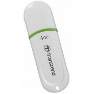 4 GB USB Flash Drive Transcend "JetFlash 330", White, Retail, USB2.0