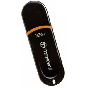 Флешка Transcend JetFlash 300, 32 GB, USB 2.0, Black/Violet