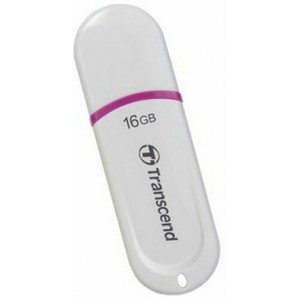 Флешка Transcend JetFlash 330, 16 GB, USB 2.0, White/Violet