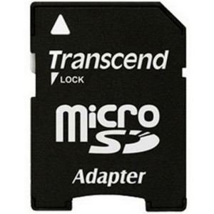 32GB MicroSDHC (Class 4), SD adapter, Transcend "TS32GUSDHC4" (R/W:19/7MB/s)