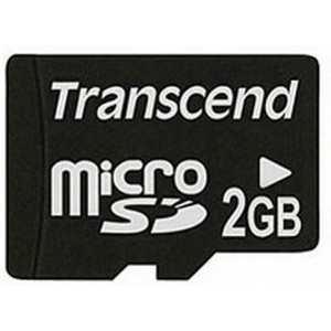 2GB MicroSD , Transcend "TS2GUSDC"