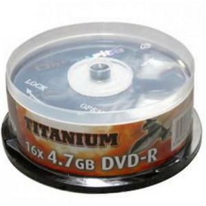 DVD+R TITANUM 4,7 GB x16 - Cake Box 10 pcs. (ES 1288)