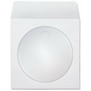 Paper Sleeve w/window for CD *1000 pcs Бумажный коверт для CD, с прозрачным, круглым окном