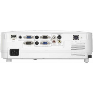 NEC V260XG DLP XGA Projector 2600Lum, 2000:1, White, 2.5kg, 3D ready DLP (3D ready DLP; Native/Supported Resolution: XGA(1024x768)/640x480 to 1920 x 1080; Aspect Ratio: 4:3 Native, 16:9 Selectable; Brightness : 2600 ANSI lumens; Contrast Ratio: 2000:1