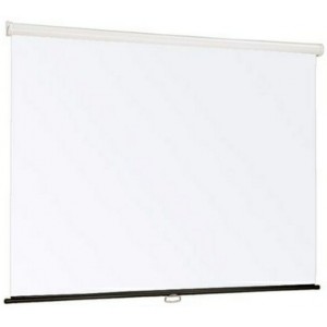 Sopar Manual Wall Projection Screen "So-dream" 200x150cm, White/Rear Black, Blocking Device (every 10 cm), Black