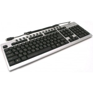 Gembird KB-8300M-SB-R PS/2 Silver-Black