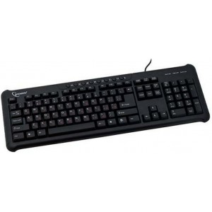 Gembird KB-314MU-B-R USB Silver-Black