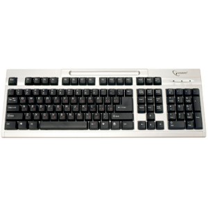 Gembird KB-200U-SB-R USB Silver-Black