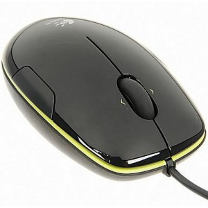 Mouse Logitech Retail LS1 Laser, USB, Black (grape flash acid)