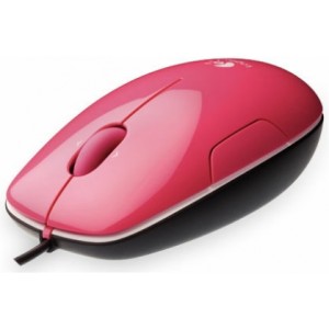 Logitech LS1 Laser Mouse, USB, Pink