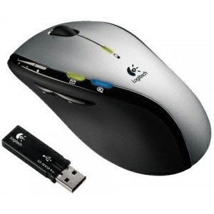 Mouse Logitech Retail MX610 Left-Handed, Laser, Cordless, USB