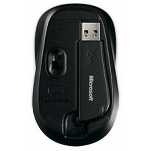 Microsoft Wireless Mobile 3000 Mouse, Retail, black