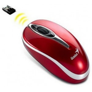 Mouse Genius Traveler 900, Wireless 2.4GHz, Ruby, Pico Receiver, Optical 1600 dpi