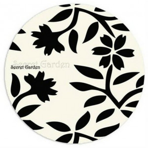 Mouse Pad G-Cube GMBW-20SG  B&W SecretGarden (190x2mm)