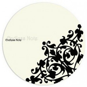 Mouse Pad G-Cube GMBW-20EN B&W EndlessNote (190x2mm)