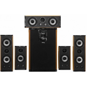 Speakers Dialog OSCAR AO-55EM, 5.1, 400 Вт (100 Вт+ 5x60 Вт) Cherry