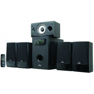 Hardity SP-540 Black, 5.1/ 25W+ 5x10W RMS, remote control, all wooden, (sub.5" + satl.(4"+1.5"))