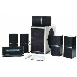 Speakers  Gembird WCS-YF-003 Blask/Silver, 65w / 25w + 5x8w / 5.1