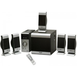 Speakers SVEN SPS-870 Black, 5.1, Subwoofer 25W, Satellites 5x13W