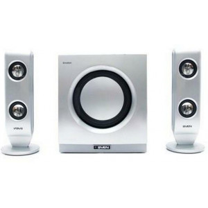 Speakers SVEN Emotion Silver, 18W (10W + 2x4W) 2.1
