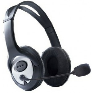 Hardity HP-470MV, Headphones with  microphone, volume control, Black/Silver