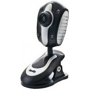 Hardity IC-420, Microphone, 0.3Mpixel - 8Mpixel, LEDs for night shots, USB2.0, Black