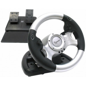 Wheel Gembird Force Feedback 2, Gas/Brake Pedals, USB 