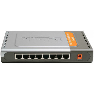 D-Link DES-1008FL/PRO 7-port 10/100 + 1 Port 100Base-FX SC Single-Mode 15 km Unmanged Switch