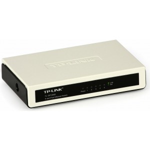 .5-port 10/100Mbps Desktop Switch  TP-LINK "TL-SF1005D", Plastic Case