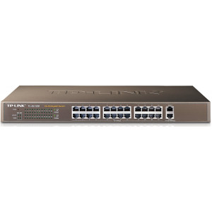 24-port 10/100Mbps Switch TP-LINK "TL-SL1226", 2-port 10/100/1000Mbps