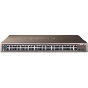 48-port 10/100Mbps Switch TP-LINK "TL-SL3452", 4-port 10/100/1000Mbps, 2xSFP slot,Web/SNMP managemet