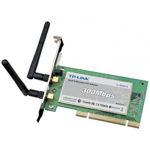 TP-Link TL-WN851N PCI WiFi adapter, 300 Mbps, 2xDetachable Antena