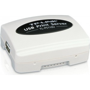 Print server TP-Link "TL-PS110U", Single USB2.0 port fast ethernet,E-mail alerts, IPP,POST