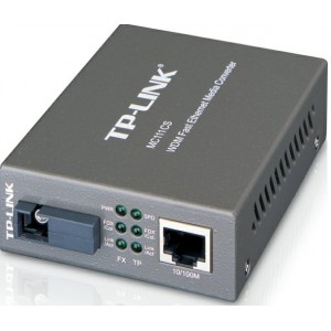 10/100M RJ45 to 100M, TP-Lnik single-mode SC fiber (WDM) Converter MC111CS, F-duplex, up to 20Km