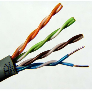 Cable Gembird UTP Cat.5E, 1 m, solid copper green