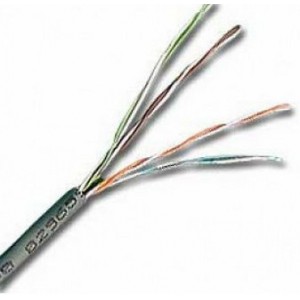 Кабель Gembird RJ-45 UTP-Level 5, 4 пары, (одножильный), за 1m