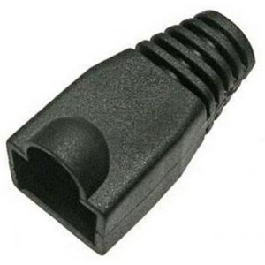 Boot cap for RJ-45  BT5BK, Black, UTP modular plug