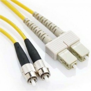 Fiber optic patch cords, singlemode simplex core FC-SC 5M