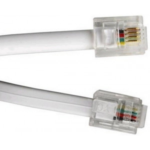 Telephone cord 6P4C 3 meters, TC6P4C-3M