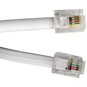 Telephone cord 6P4C 5 meters, TC6P4C-5M