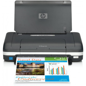 HP Officejet H470b Mobile Printer up to 18/22ppm, up to 4800x1200dpi, 2 USB, PictBridge, SD/MMC, Li-Ion battery, Duty cycle ly 500 pages