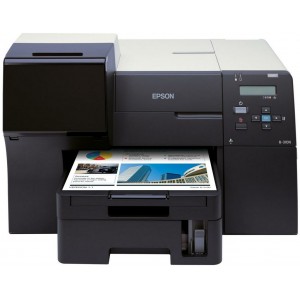 Printer Epson B-310N, 4 tank, A4, 5760x1440 dpi, 37/32 ppm, 32 MB, LAN, LCD panel, USB2.0, Maintenance Kit (код: C13T619000), Картридж с черными чернилами стандартной емкости (код: C13T616100)