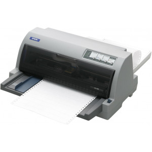 Printer Epson LQ-690, A4, 24 pin,529cps, Print Speed Enhancer, USB1.1 Картридж с красящей лентой   : C13S015610BA     *  Самый быстрый в классе планшетных принтеров:     *    Максимальная скорость печати - 529 cps при 12 cpi в режиме HSDraft     * Режим у