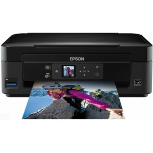 MFD Epson Stylus SX435W A4,p/c/s, 5760x1440 dpi,4 tank,33/15ppm,3pl, card reader, WiFi, USB 2.0 C13T12814011      C13T12824011      C13T12834011      C13T12844011 Для дома и учебы     Стильное МФУ формата А4 - принтер, сканер, копир в одном устройстве