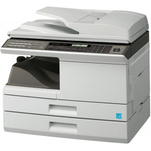 Copier/Printer/Scaner Sharp AR203EE, A4/20ppm, 600 x 600 dpi, 8 Мб, IEEE 1284, USB 2.0 A4, 20 стр/мин, копир, принтер GDI, цветной сканер, верхняя крышка, драм AR-152DM, кассета на 250 л, боковая подача на 50 л, макс 550 л, память 8 Мб, качество 600 dpi,